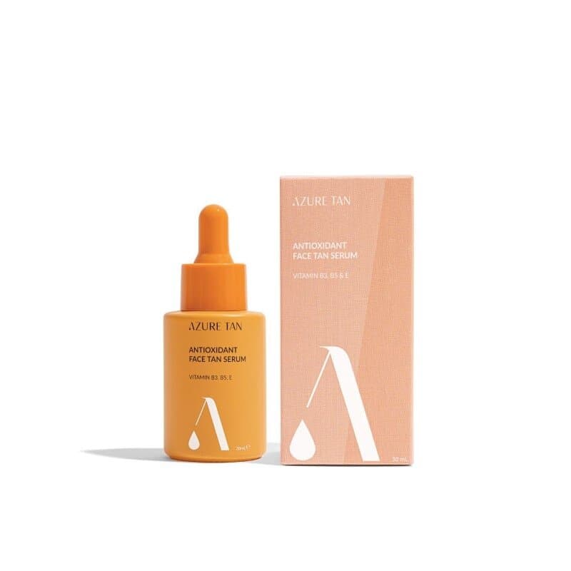 Azure Tan “Antioxidant Tan Serum” Antioxidant veido serumas su savaiminio įdegio efektu 30 ml