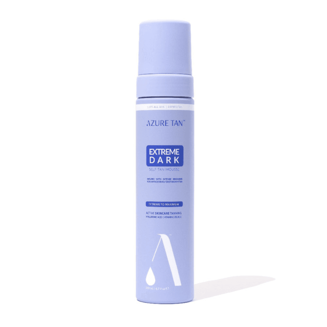 Azure Tan “Extreme To Max” Greito poveikio savaiminio įdegio putos – itin tamsus atspalvis 200 ml