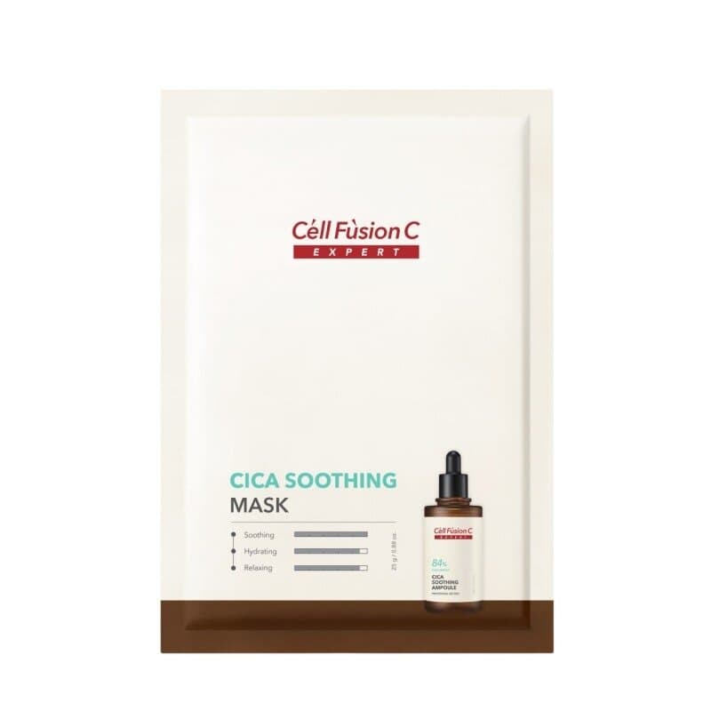 Cell Fusion C Expert „Cica Soothing Mask“ lakštinė veido kaukė 1 vnt