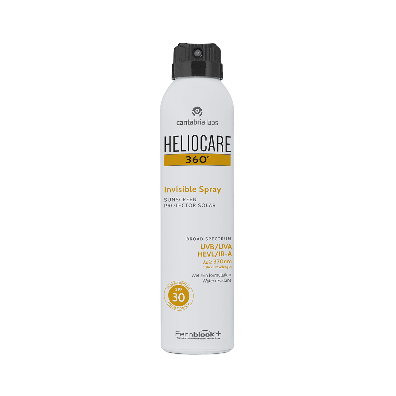HELIOCARE 360 INVISIBLE APSAUGINIS PURŠKIKLIS KŪNUI NUO SAULĖS SPF50+, 200 ML